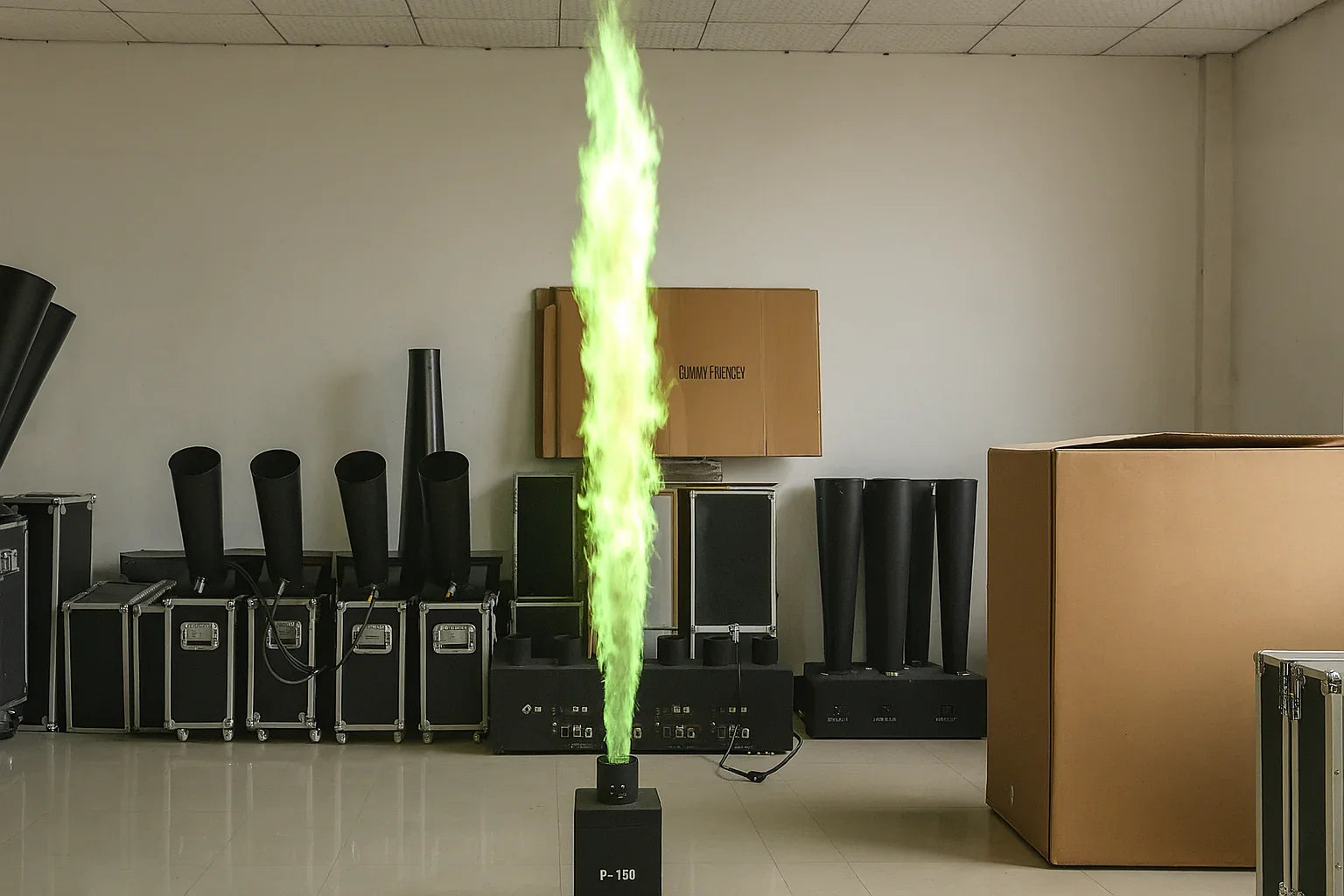 Can Flame Machines Create Colored Flames?