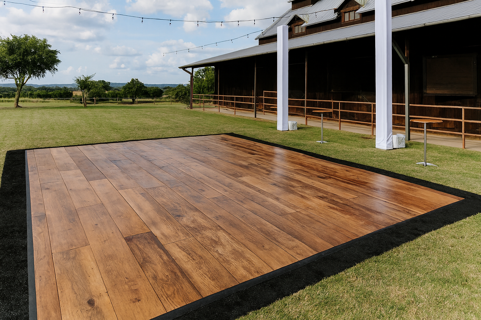 Can You Install a Wooden Dance Floor Outdoors?