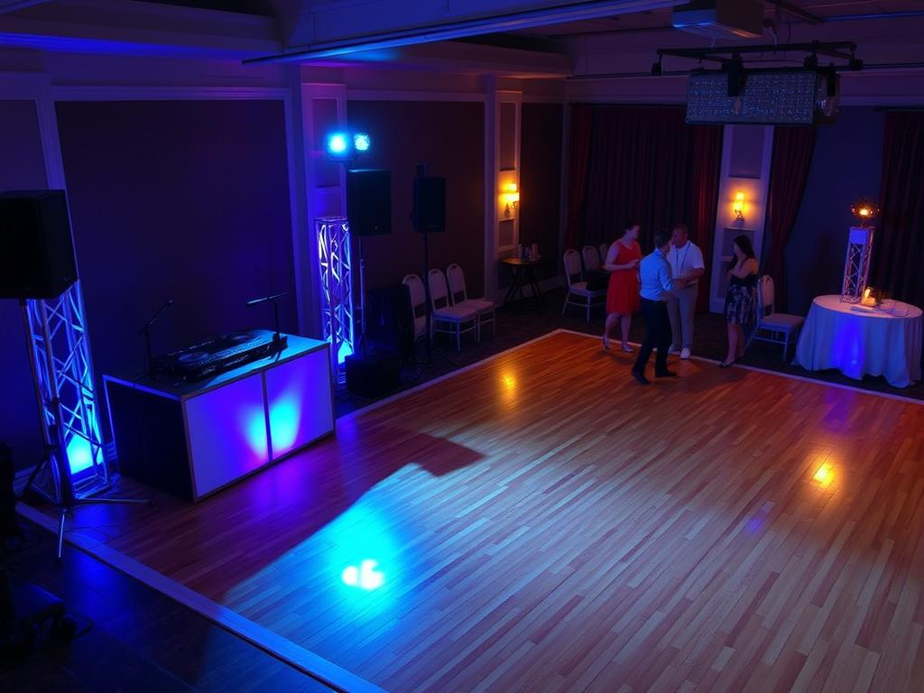 How Many People Can Comfortably Dance on a 12x12 Wooden Dance Floor?