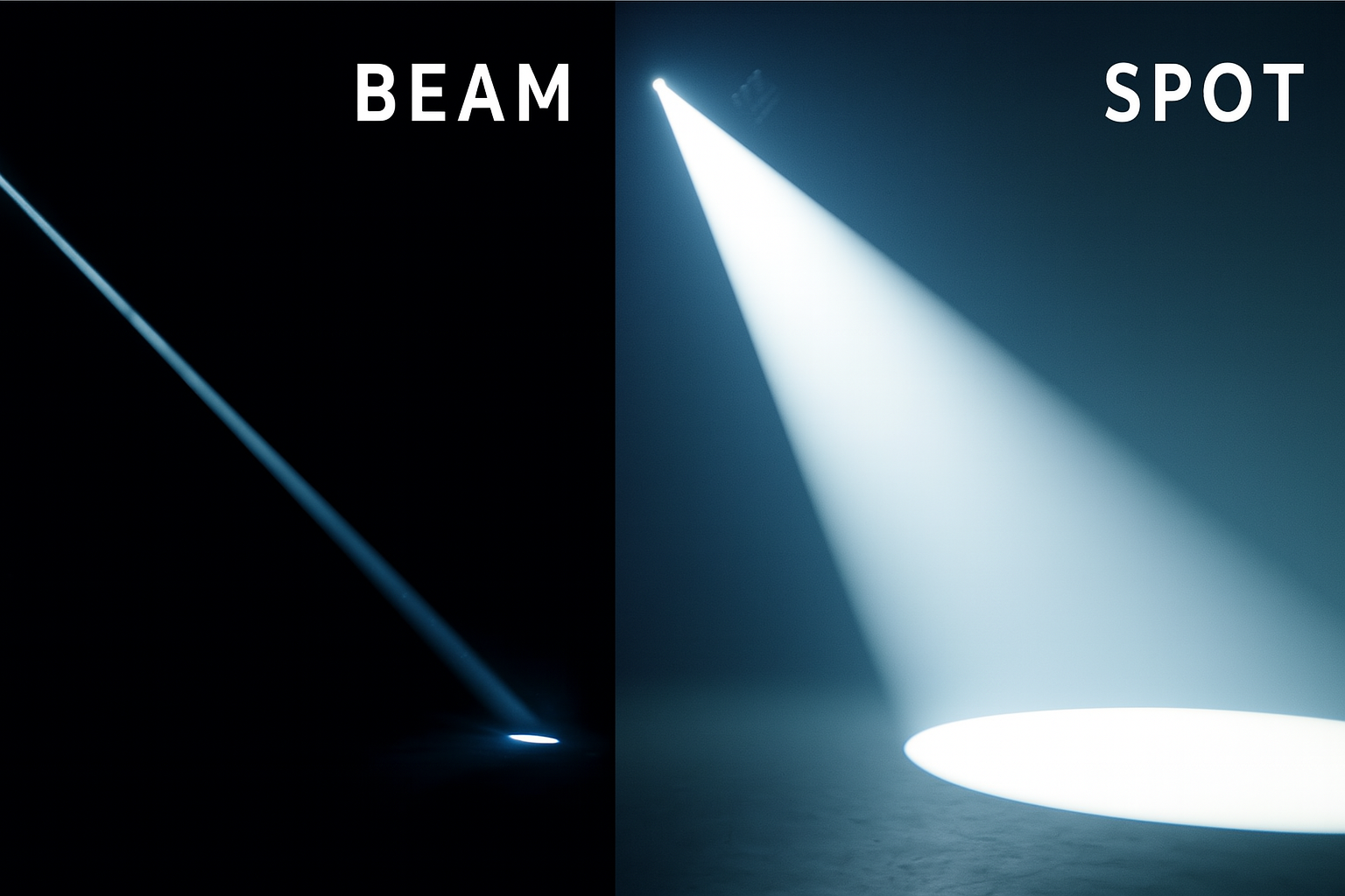 Spot vs Beam Moving Head Lights: Key Differences Explained