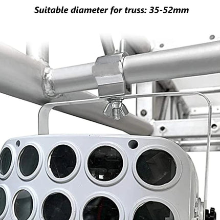 10 PCS Stage Lighting Clamp Bracket – Aluminum Hanging Hook for DJ Lights, Par Cans & Spot Lights