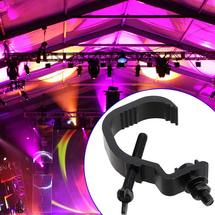 10/20 Pack Stage Light Clamp Hooks – Heavy-Duty Aluminum Alloy C-Clamps for DJ Lighting, PAR Lights, Spot Lights – Fits 1.18"–2" OD Truss Tubes
