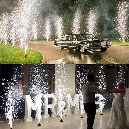 ACS 8 PCS Cold Spark Fountain Firing Kit with Remote and Box (2025)