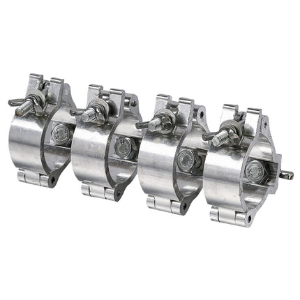 8 PCS Heavy Duty 2-Inch Aluminum O-Clamps for Stage Par Lights