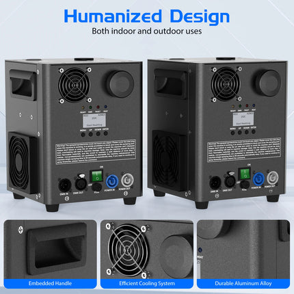 800W DMX Cold Spark Machine with Wireless Remote Control