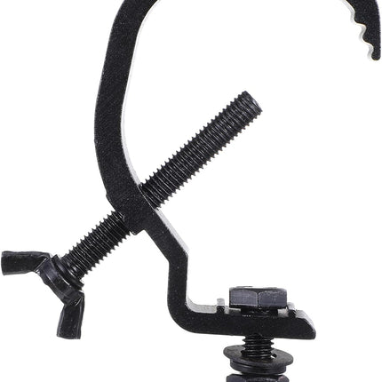 10 PCS Stage Lighting Clamp Bracket Black – Aluminum Hanging Hook for DJ Lights, Par Cans & Spot Lights