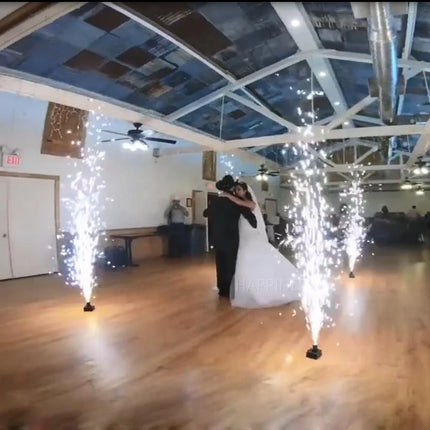 8 PCS Cold Spark Fountain Firing Kit with Remote l BCE-1285915121