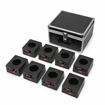 8 PCS No-Flame Cold Spark Fountain System with Control Base for Weddings &amp; Events