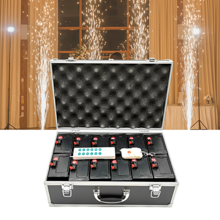 ACS 12 PCS Cold Spark Fountain Firing Kit with Remote