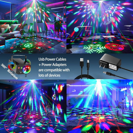 ACS 16-In-1 Mini Disco Laser Stage Effects Light