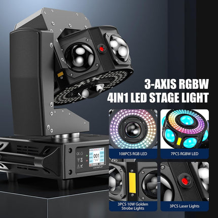 ACS 200W Disco Moving Head LED RGBW Beam Light | BCE-295812519121.BCE-295812519122.BCE-295812519123.BCE-295812519124.BCE-295812519125