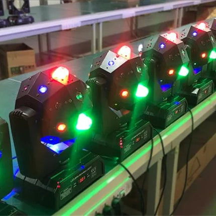 ACS 24Pcs 4-In-1 LED Laser Moving Head Stage Beam Light Strobe Soccer l BCE-2482191.BCE-2482192.BCE-2482193.BCE-2482194.BCE-2482195