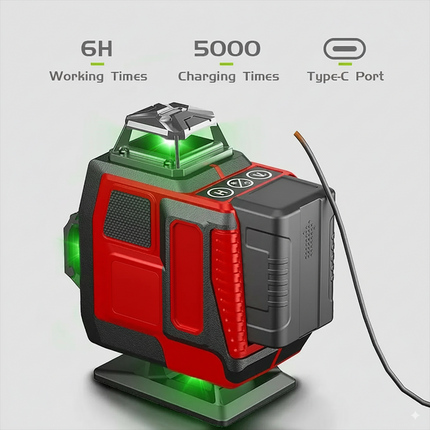 ACS 4D 16-Line 360° Self-Leveling Laser Level with Tripod