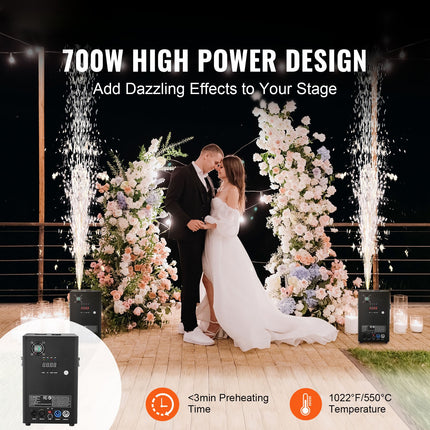 ACS 700W Cold Spark Machine