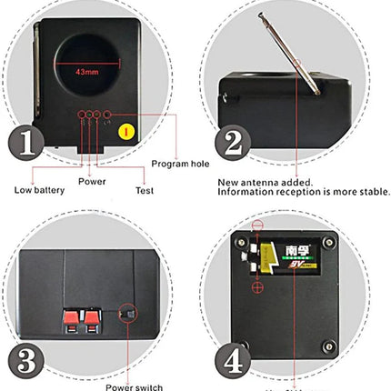 ACS 8 PCS Cold Spark Fountain Firing Kit with Remote and Box