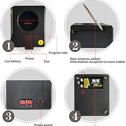 ACS 8 PCS Cold Spark Fountain Firing Kit with Remote