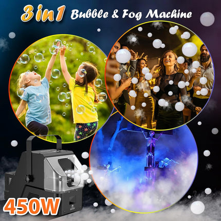 ACS BM-950 3-In-1 400W Smoke Bubble Machine With RGB LED Light | BCE-248219514421.BCE-248219514422.BCE-248219514423.BCE-248219514424.BCE-248219514425.BCE-248219514426.BCE-248219514427.BCE-248219514428.BCE-248219514429.BCE-248219514430