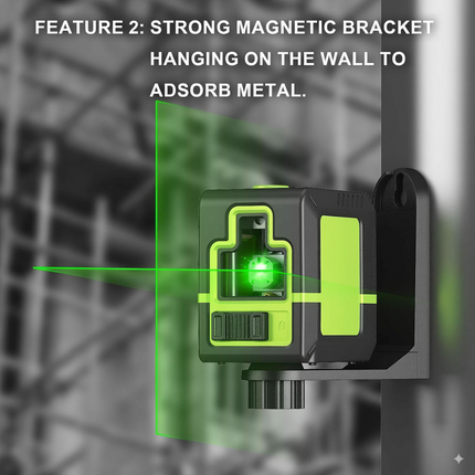 ACS Laser-Level-with-Tripod - Green cross-line