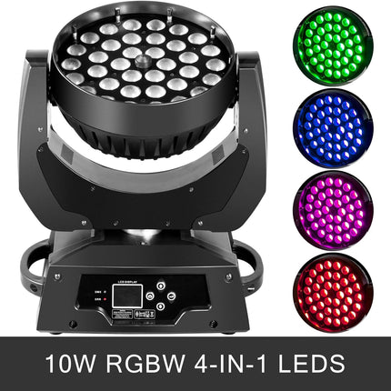 ACS 10W x 36 LED 4-In-1 RGBW Moving Head Light | BCE-24921512.BCE-24921513.BCE-24921514.BCE-24921515.BCE-24921516.BCE-24921517.BCE-24921518.BCE-24921519.BCE-24921520.BCE-24921521.BCE-24921522.BCE-24921523.BCE-24921524.BCE-24921525.BCE-24921526