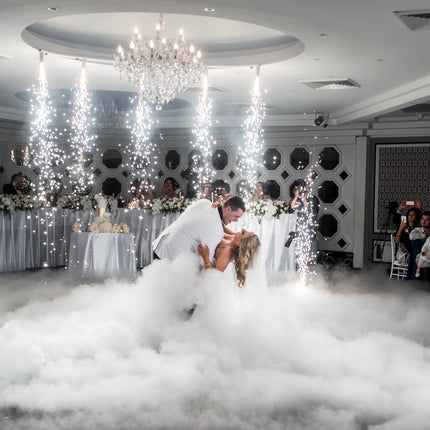 ACS 10 PCS Hanging Cold Sparkler Waterfall Firing Kit with Remote