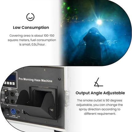 ACS 1200W Moring Mist Haze Machine l BCE-482912-BCE-482913-BCE-482914-BCE-482915-BCE-482916