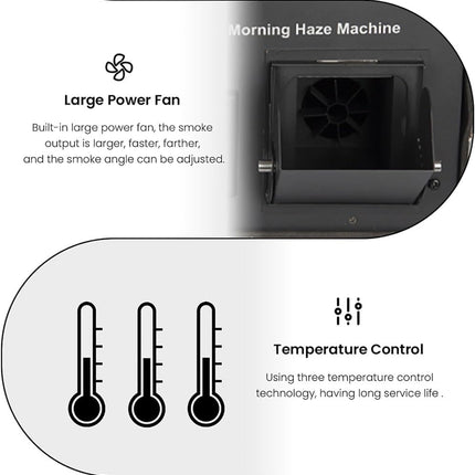 ACS 1200W Moring Mist Haze Machine l BCE-482912-BCE-482913-BCE-482914-BCE-482915-BCE-482916