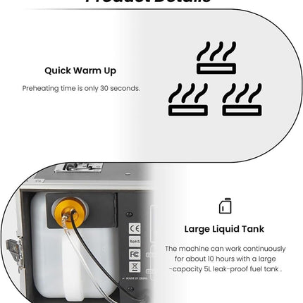 ACS 1200W Moring Mist Haze Machine l BCE-482912-BCE-482913-BCE-482914-BCE-482915-BCE-482916