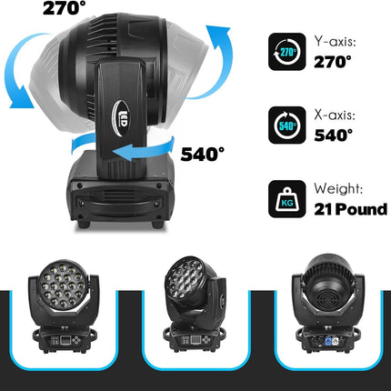 ACS 19W x 15 AURA RGBW 4-In-1 Moving Head Wash Light | BCE-215921951.BCE-215921952.BCE-215921953.BCE-215921954.BCE-215921955.BCE-215921956.BCE-215921957.BCE-215921958.BCE-215921959.BCE-215921960