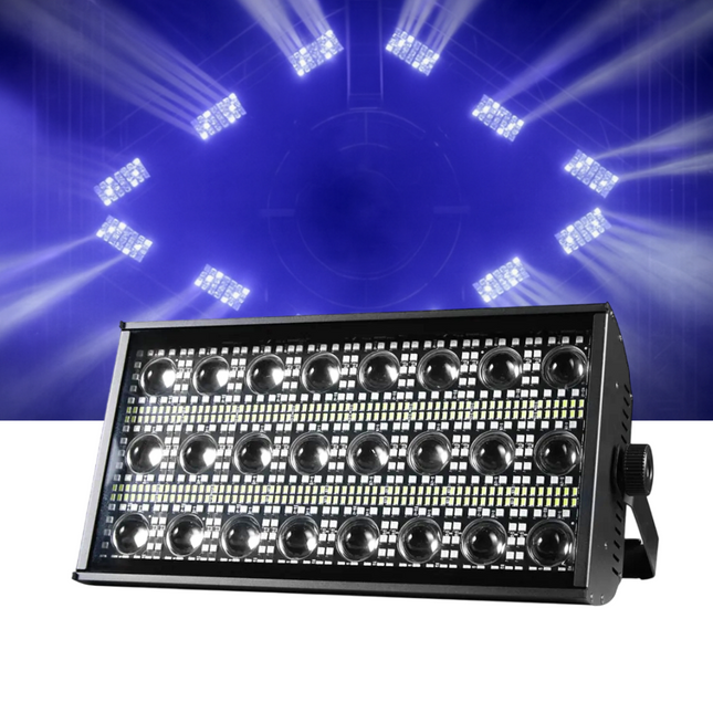 ACS 24x3W DMX RGBW 4in1 Stormy LED Strobe Beam Wash Light l BCE-21512512.BCE-21512513.BCE-21512514.BCE-21512515.BCE-21512516