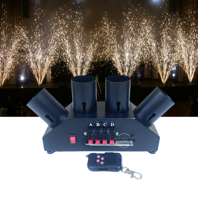 ACS 4-Channel Indoor Cold Fountain Console with Wireless Remote