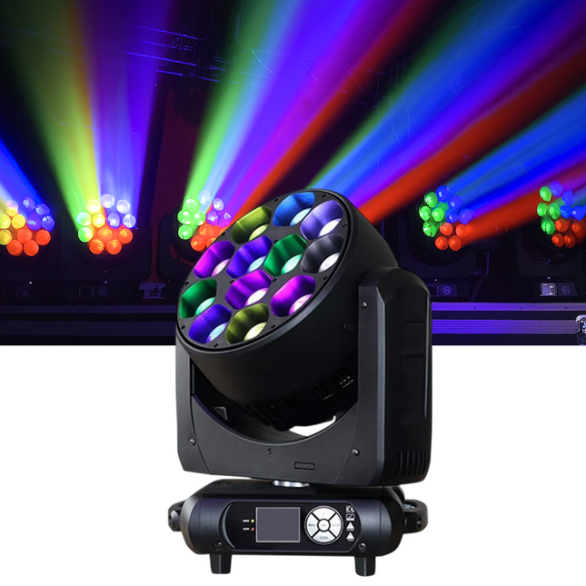 ACS 40W x 12 LED Zoom Moving Head Wash Light