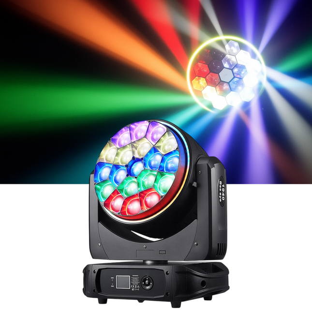 ACS 40W x 19 Bee Eyes Moving Head Wash Light