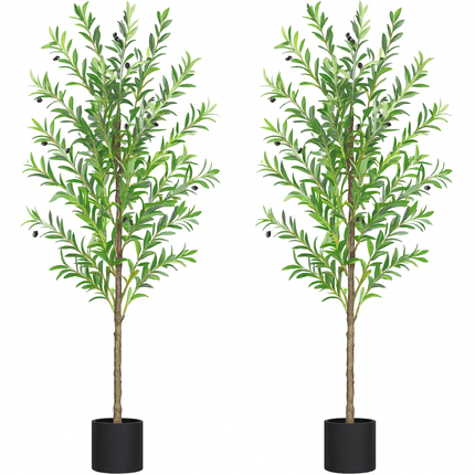 ACS 8 FT Artificial Olive Tree for Home/Office l BCE-2195219512.BCE-2195219513