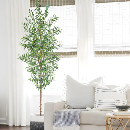 ACS 8 FT Artificial Olive Tree for Home/Office l BCE-2195219512.BCE-2195219513