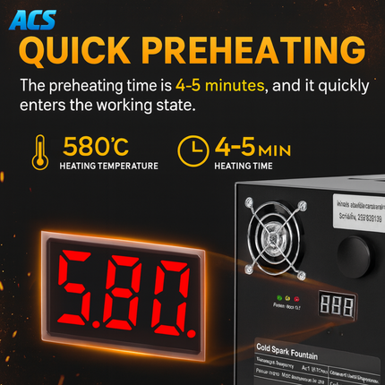 ACS 750W Cold Spark Machine