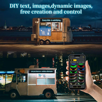ACS Devil Eyes Light for Trucks - Programmable LED Display for Trucks Windows