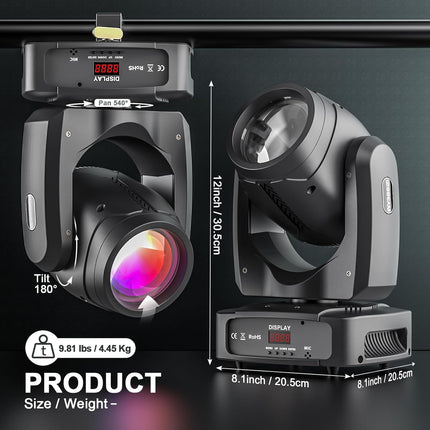 ACS MB-78 230W Moving Head Beam Light | BCE-7878333.BCE-7878334.BCE-7878335.BCE-7878336.BCE-7878337
