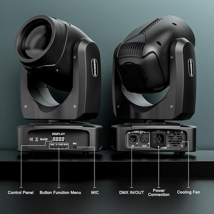 ACS MB-78 230W Moving Head Beam Light | BCE-7878333.BCE-7878334.BCE-7878335.BCE-7878336.BCE-7878337