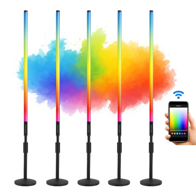ACS Portable 4800mAh Battery Powered RGB Tube Light