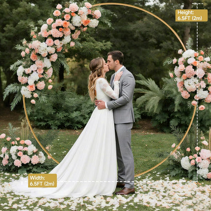 ACS Golden Round Balloon Arch Stand for Wedding, Party, Baby Shower Decoration