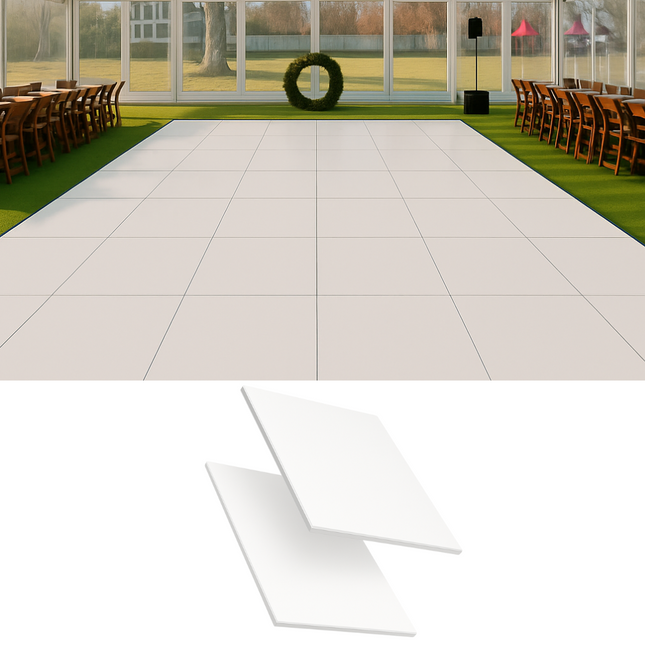 ACS WF-91 Matte Wooden White Dance Floor