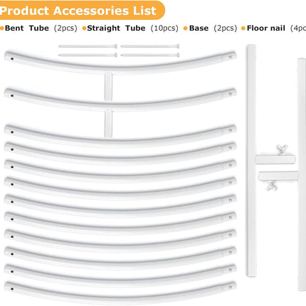 ACS White Round Balloon Arch Stand for Wedding, Party, Baby Shower Decoration