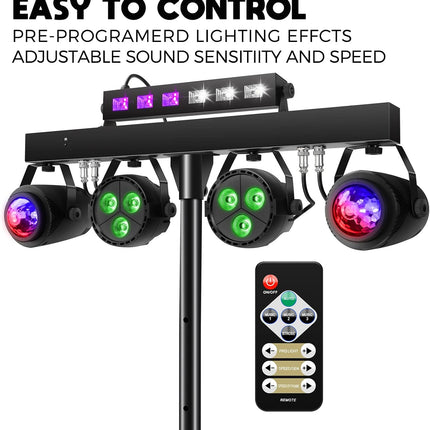 ACS Portable DJ light Disco set with stand 7.5Ft