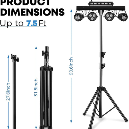 ACS Portable DJ light Disco set with stand 7.5Ft
