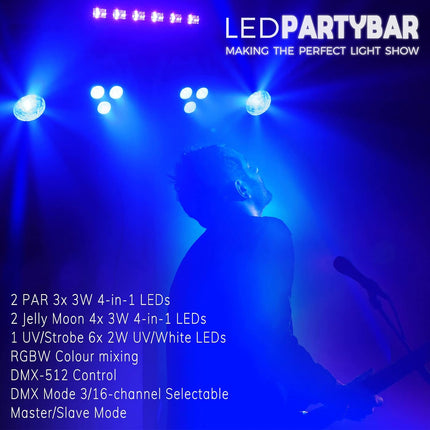 ACS Portable DJ light Disco set with stand 7.5Ft