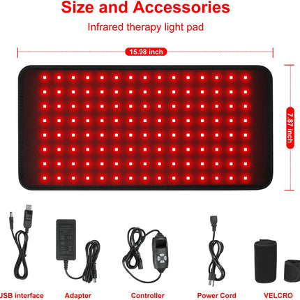 All-Purpose Red Light Therapy LED Belt (660 nm & 850 nm)