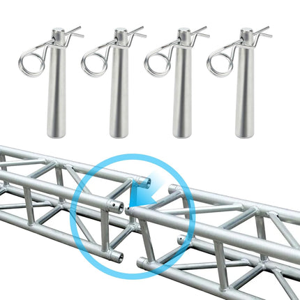 Galvanized Steel Conical Spigot Pins with R-Clips for Stage Truss