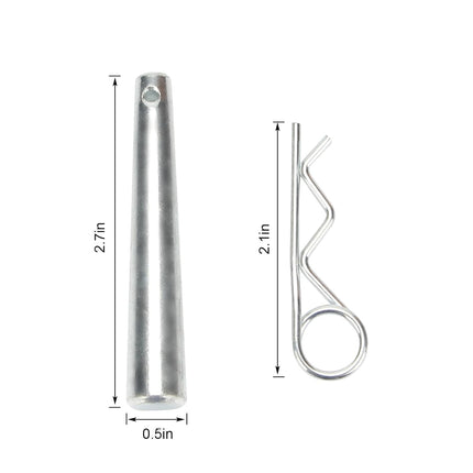 Galvanized Steel Conical Spigot Pins with R-Clips for Stage Truss