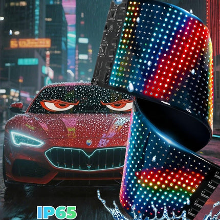 LED Devil Eyes Light for Trucks - Programmable LED Display for Trucks Windows