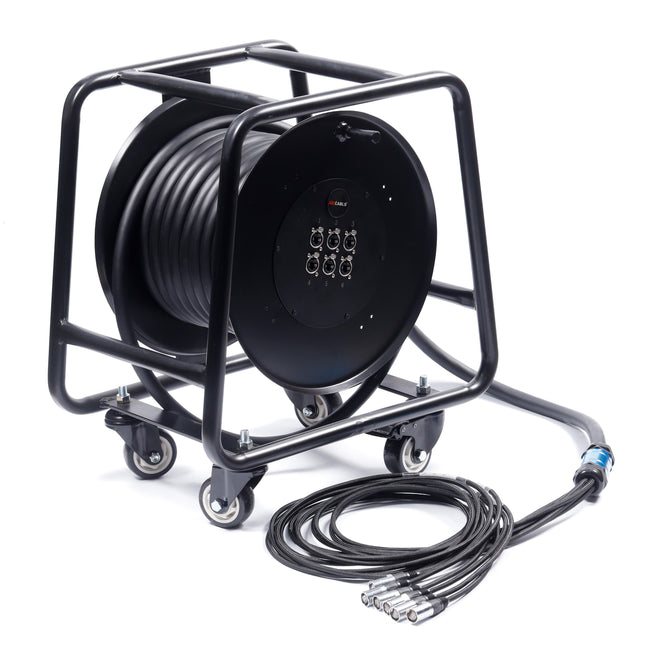 ACS 6 Channels CAT6 RJ45 Network Cable Reel Cart | BCE-897868.BCE-897869.BCE-897870.BCE-897871